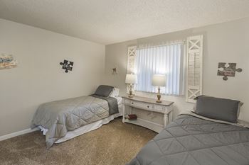 Flooring in Bedrooms at The Glen at Briargate Apartments